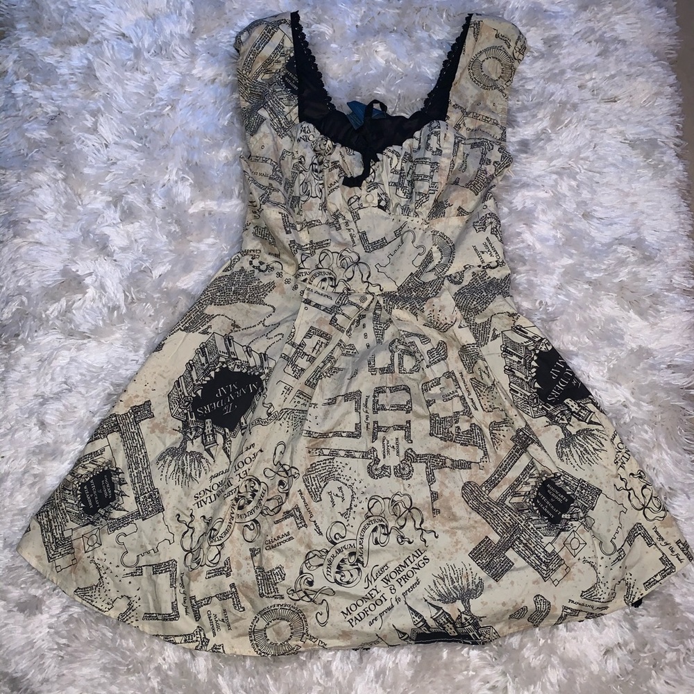 Harry Potter Marauders Map Dress